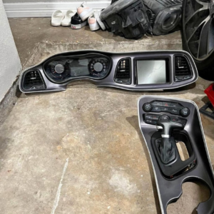 Scat pack challenger cluster/radio/center console