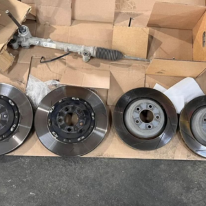 Set of rotors that came off of a 2019 Dodge Charger SRT Hellcat