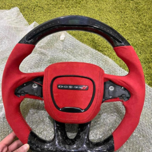 Custom Dodge Challenger/Charger Carbon Fiber Steering Wheel
